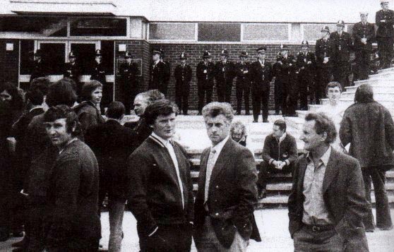 Arrested, charged and put on trial in Shrewsbury Crown Court on 3rd October 1973